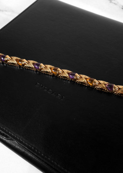 Bvlgari "Naturalia" Diamond And Colorful Gem Gold Necklace