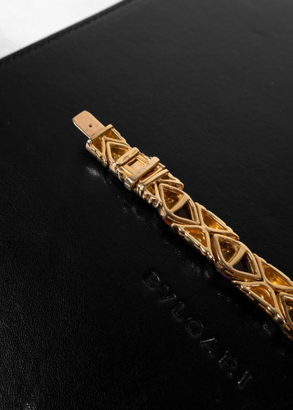 Bvlgari "Naturalia" Diamond And Colorful Gem Gold Necklace
