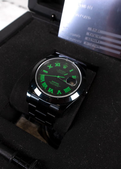 Bamford Watch Department Rolex Milgauss "Green Roman" Edition