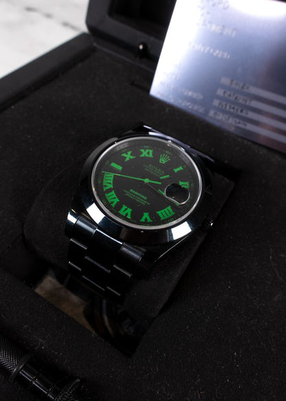 Bamford Watch Department Rolex Milgauss "Green Roman" Edition