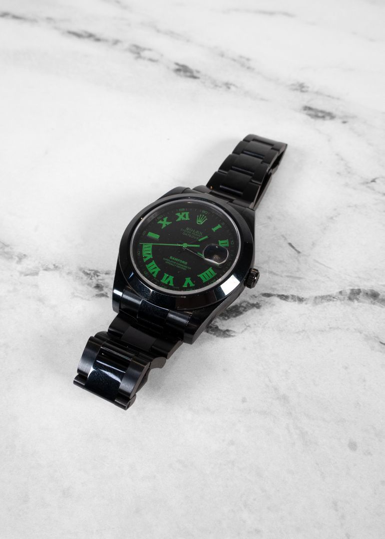 Bamford Watch Department Rolex Milgauss "Green Roman" Edition