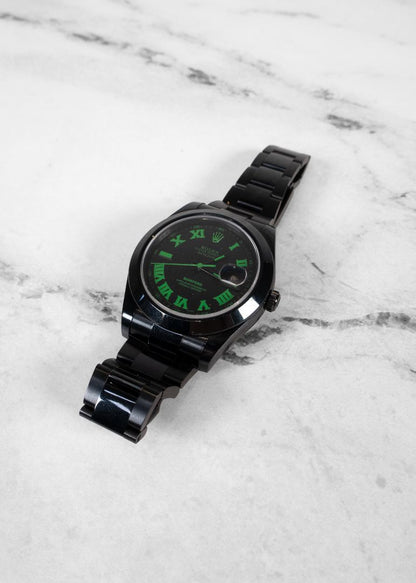 Bamford Watch Department Rolex Milgauss "Green Roman" Edition