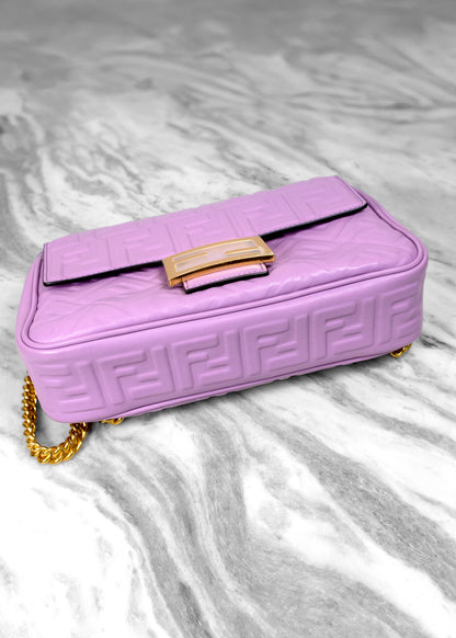 Fendi Lilac Baguette Chain Midi