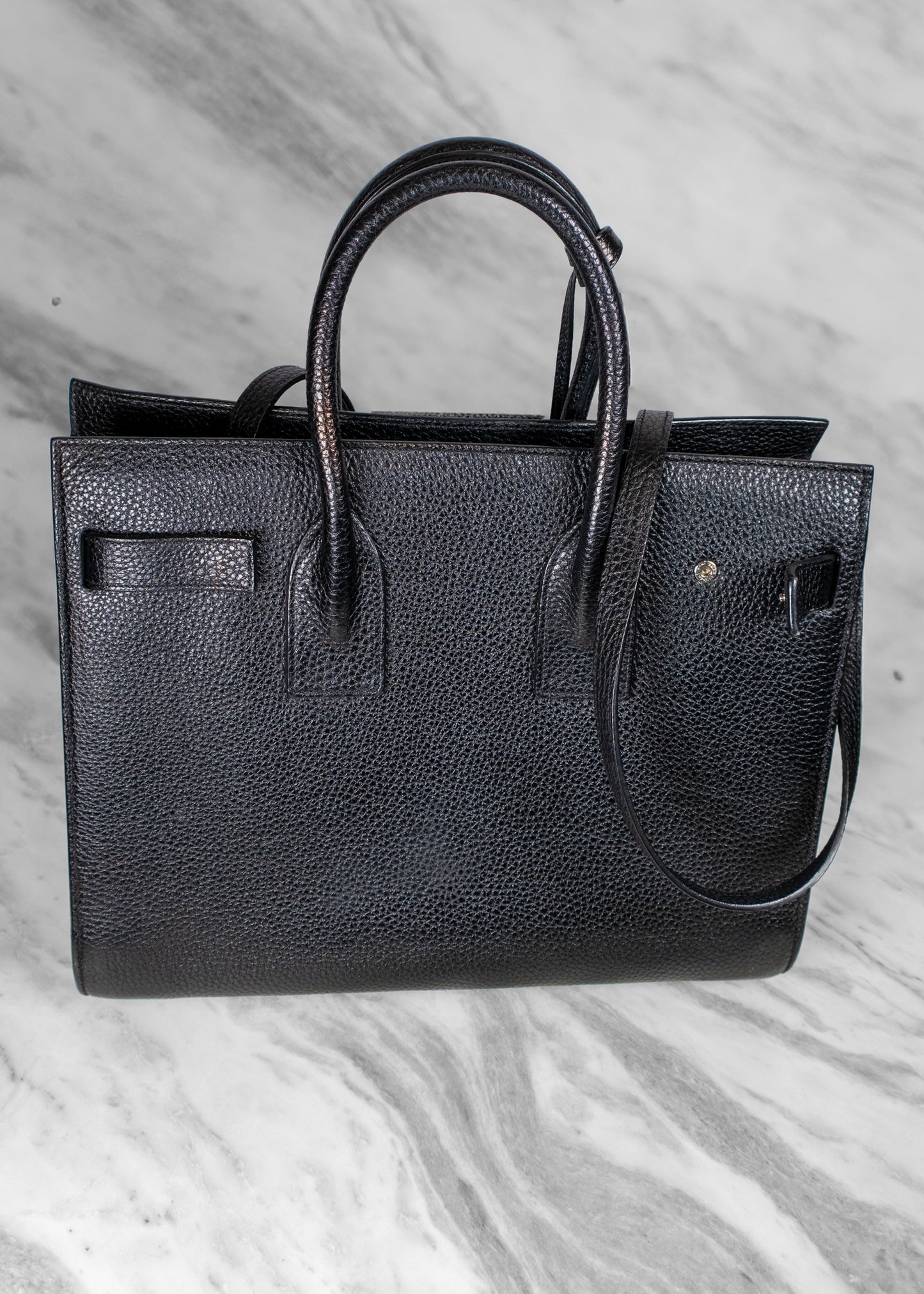 Saint Laurent Leather Sac De Jour Large Top Handle Bag