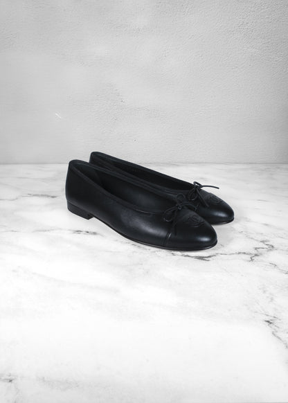 Chanel Leather Ballet Flats