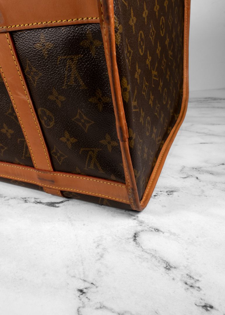 Louis Vuitton Brown Monogram Leather Dog Carrier