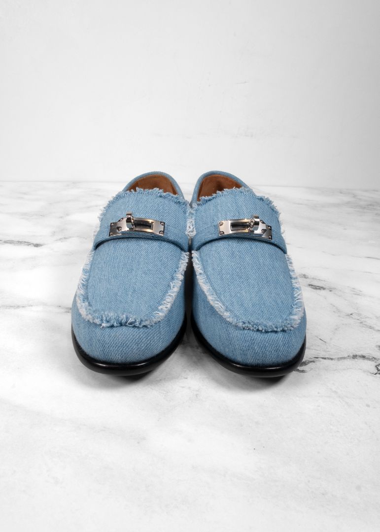 Hermès Destin Loafer Denim Bleu Clair