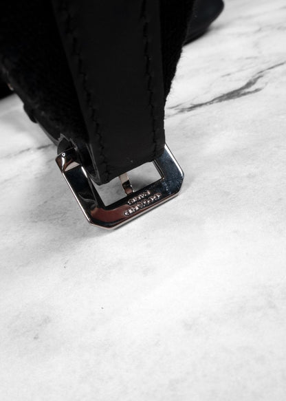 Goyard Goyardine Calfskin Alpin MM Backpack in Black