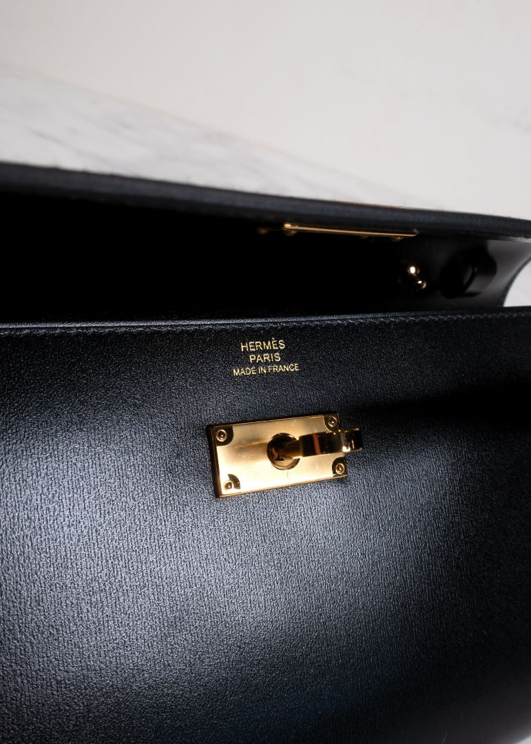 Hermes Black Kelly To Go Wallet