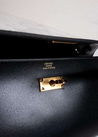 Hermes Black Kelly To Go Wallet
