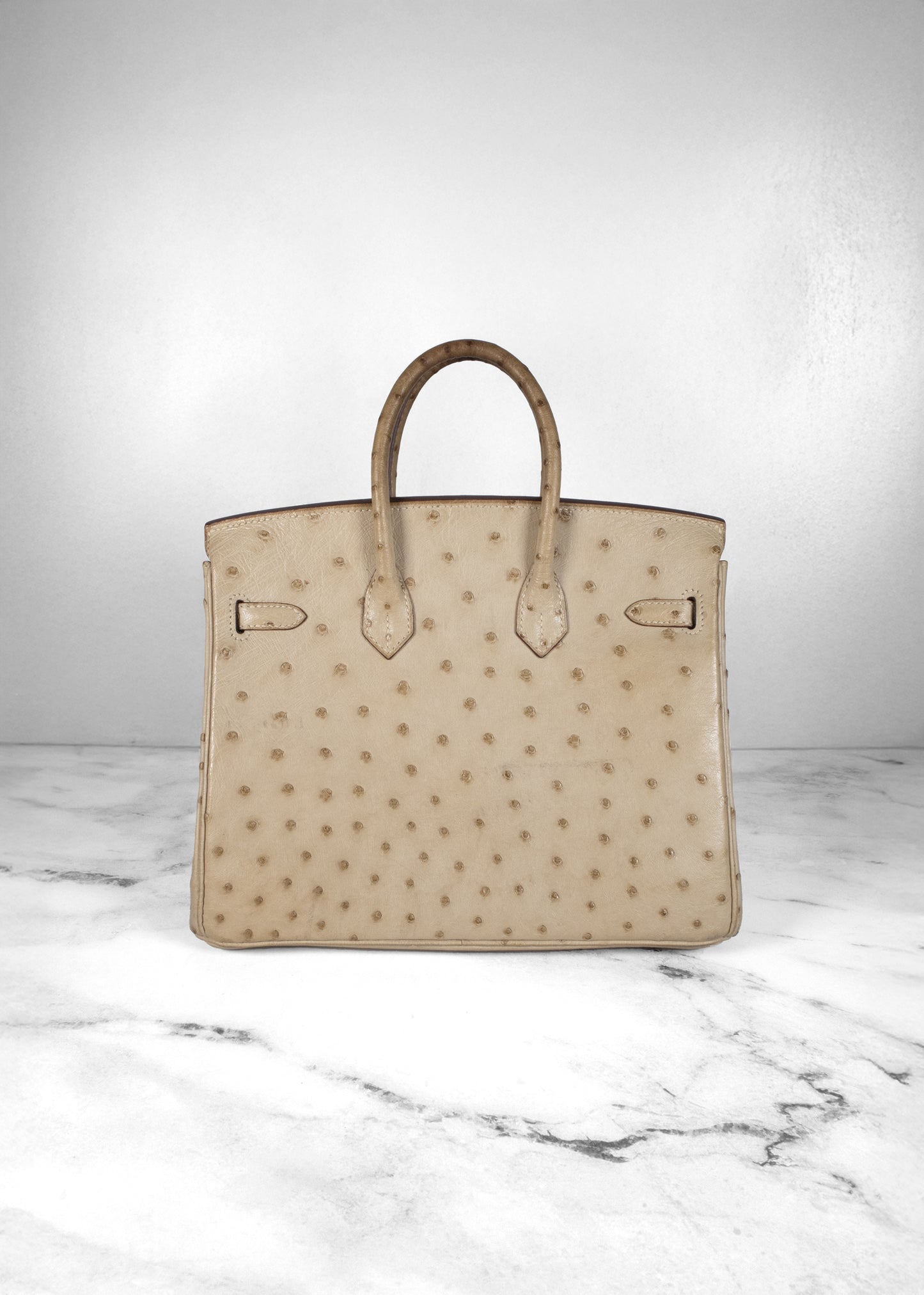 Hermès Ostrich Birkin 30 Parchemin