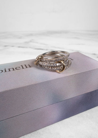 Spinelli Kilcollin 18k Ring With Diamonds