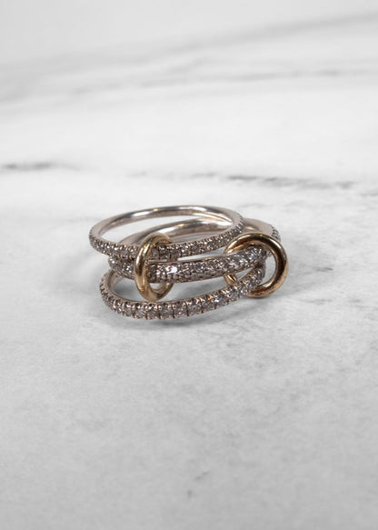 Spinelli Kilcollin 18k Ring With Diamonds