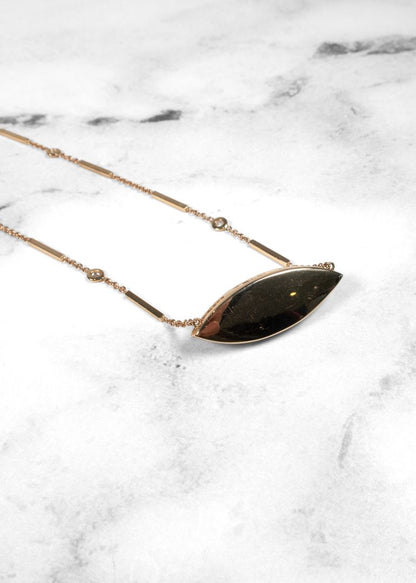 Jaquie Aiche Gold Chain Custom-Made Diamond Necklace