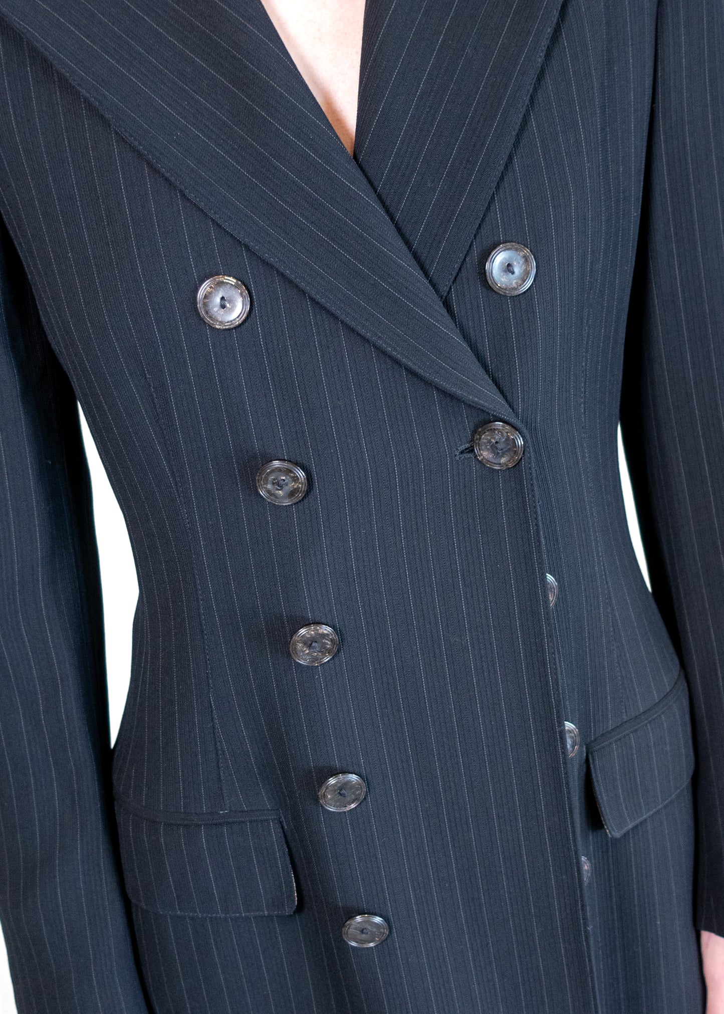 Jean Paul Gaultier Pinstripe Double-breasted Suit