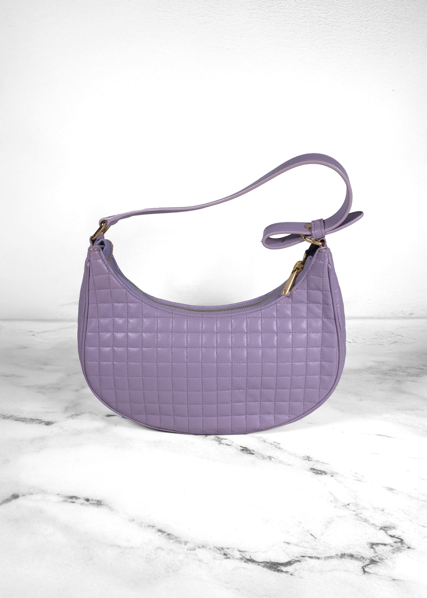 Celine Purple Ava Bag in Quilted Lambskin