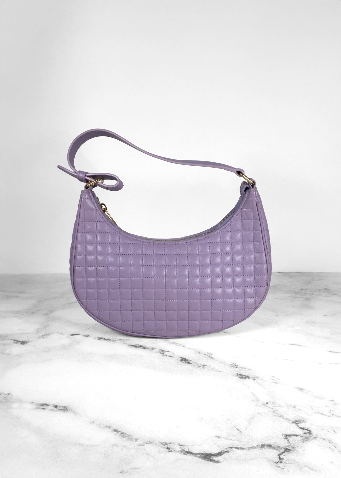 Celine Purple Ava Bag in Quilted Lambskin