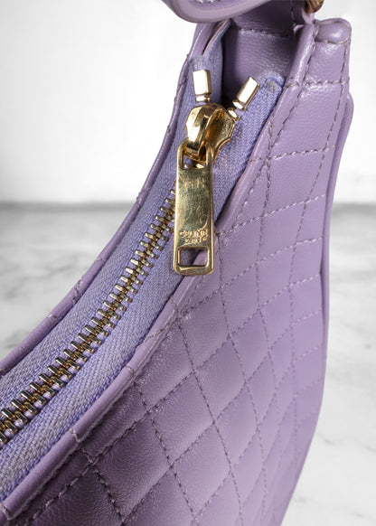 Celine Purple Ava Bag in Quilted Lambskin