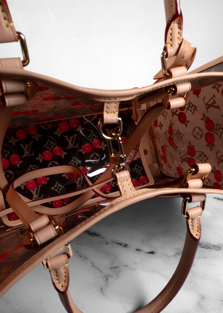 Louis Vuitton X Murakami Monogram Cherry On The Go GM Tote