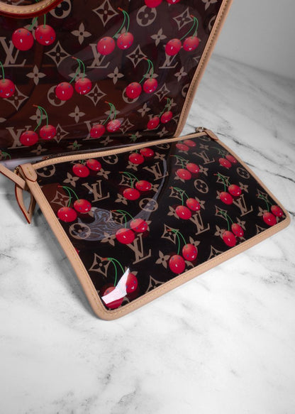 Louis Vuitton X Murakami Monogram Cherry On The Go GM Tote