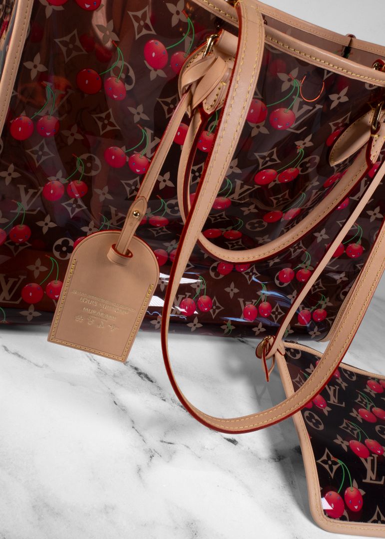Louis Vuitton X Murakami Monogram Cherry On The Go GM Tote