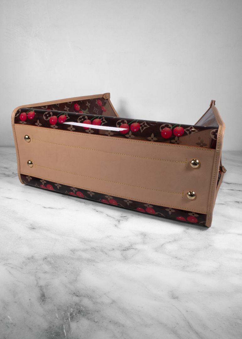 Louis Vuitton X Murakami Monogram Cherry On The Go GM Tote