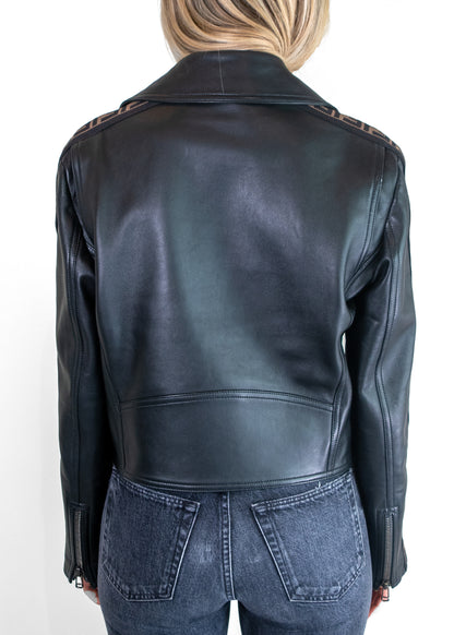 Fendi Leather Biker Jacket