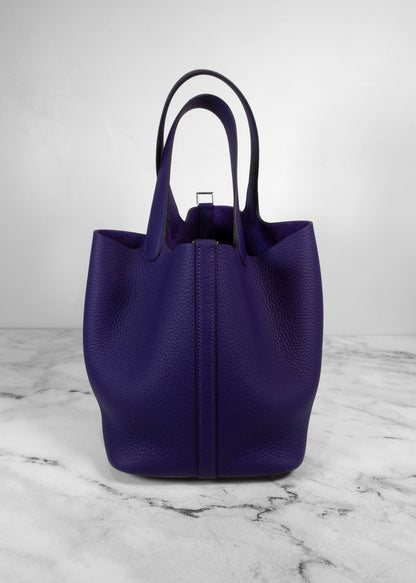 Hermès Picotin Lock 18 Bag in Clemence Leather
