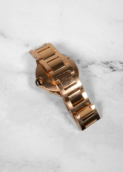 Cartier Ballon Bleu de Cartier 36mm 18K Rose Gold Diamond Watch