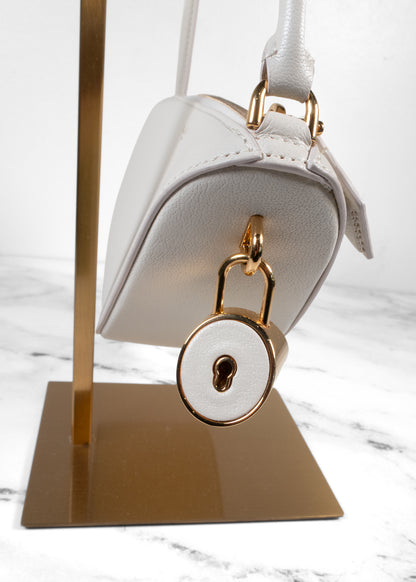 Alaïa Le Teckel Grained Leather Shoulder Bag