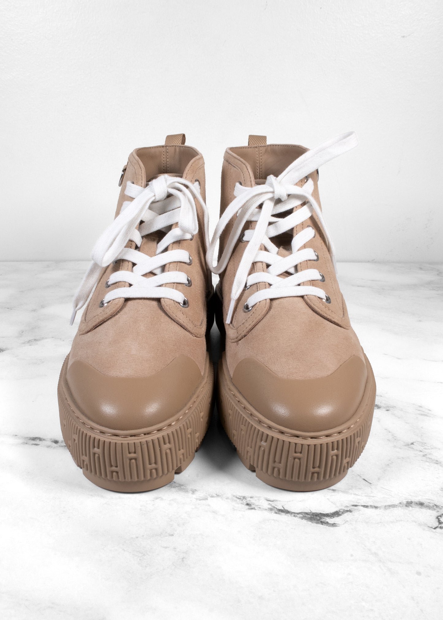 Hermès Suede Fresh Ankle Boots