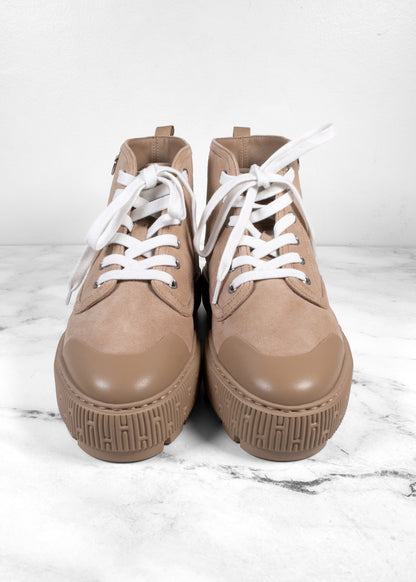 Hermès Suede Fresh Ankle Boots