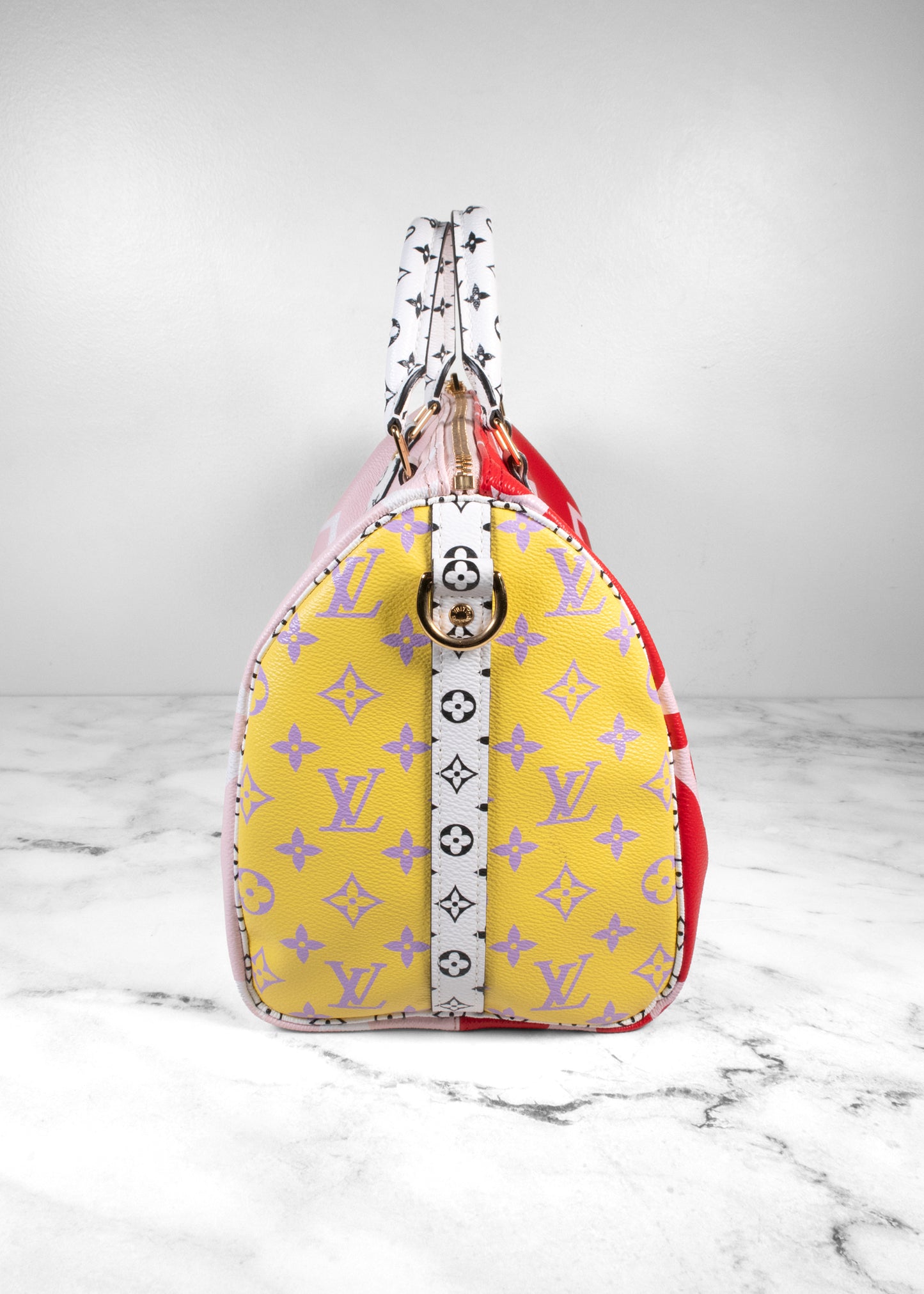 Louis Vuitton By The Pool Speedy Bandouliere 30 Monogram Giant Canvas Multicolor