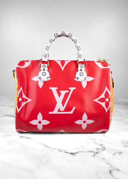 Louis Vuitton By The Pool Speedy Bandouliere 30 Monogram Giant Canvas Multicolor