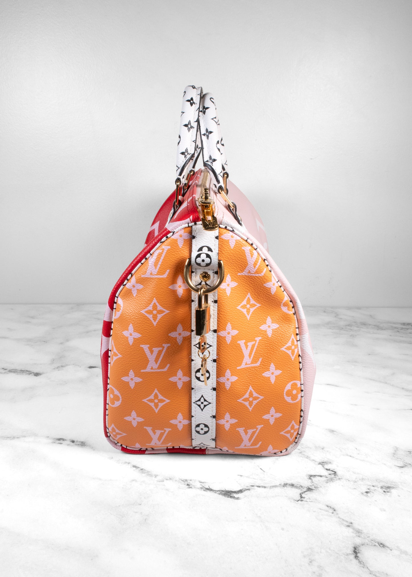 Louis Vuitton By The Pool Speedy Bandouliere 30 Monogram Giant Canvas Multicolor