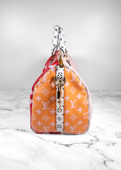 Louis Vuitton By The Pool Speedy Bandouliere 30 Monogram Giant Canvas Multicolor
