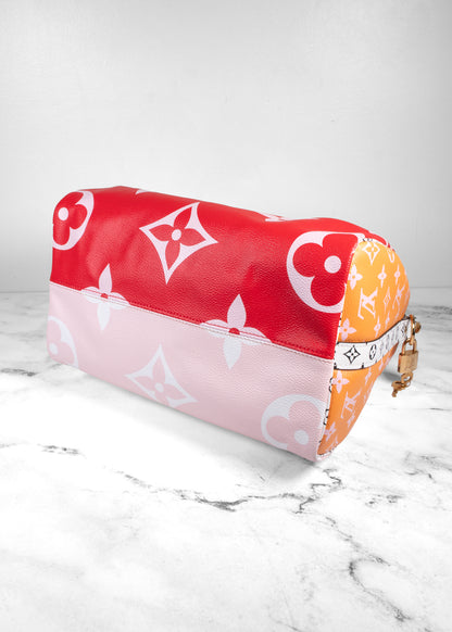 Louis Vuitton By The Pool Speedy Bandouliere 30 Monogram Giant Canvas Multicolor