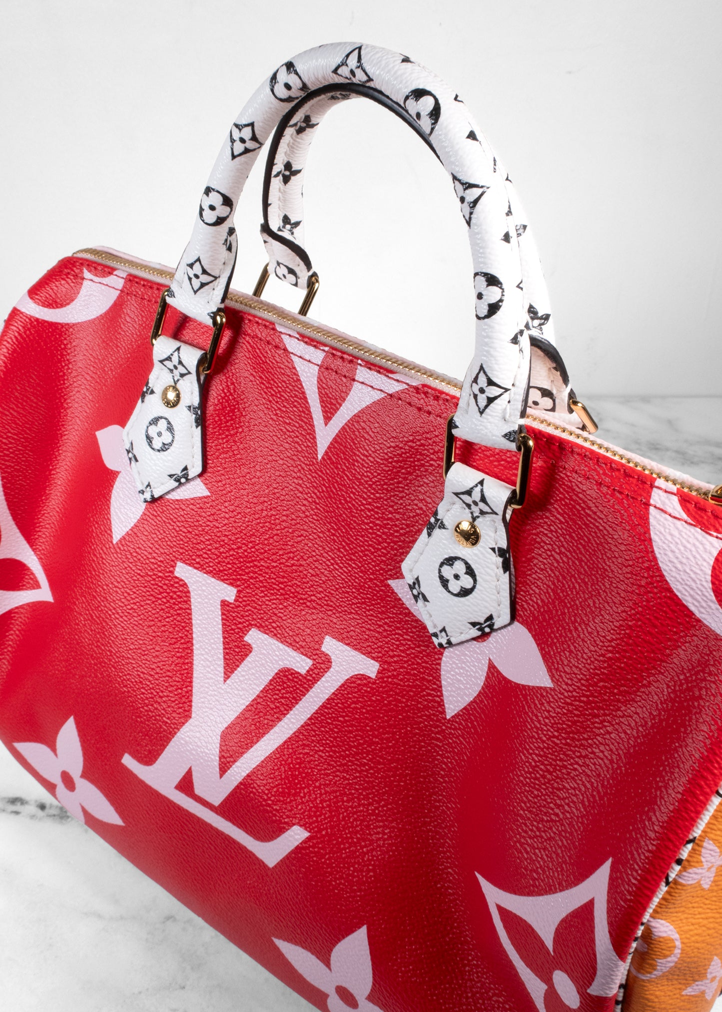 Louis Vuitton By The Pool Speedy Bandouliere 30 Monogram Giant Canvas Multicolor