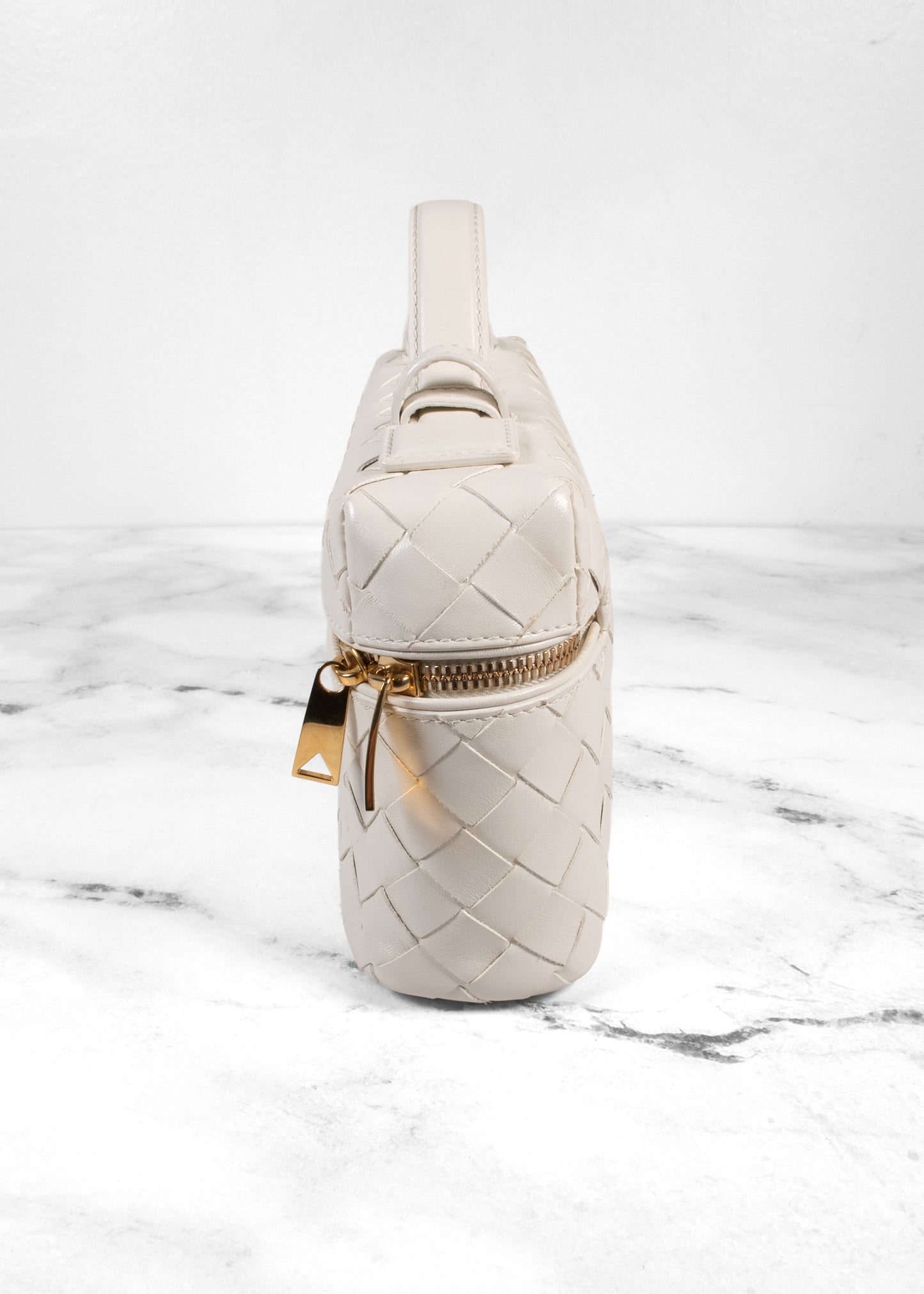 Bottega Veneta Intrecciato Woven Leather Small "Bang Bang" Bag