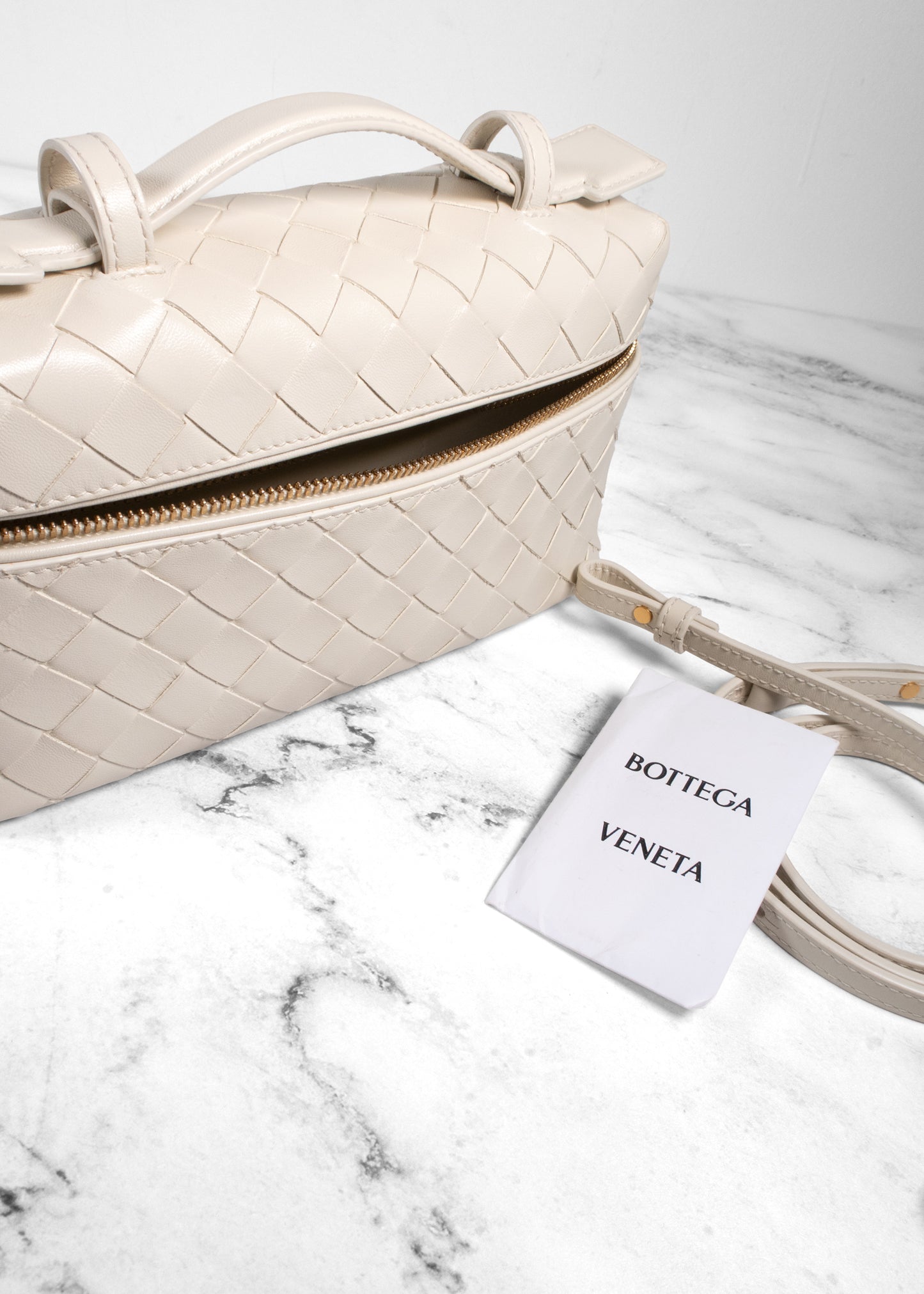 Bottega Veneta Intrecciato Woven Leather Small "Bang Bang" Bag